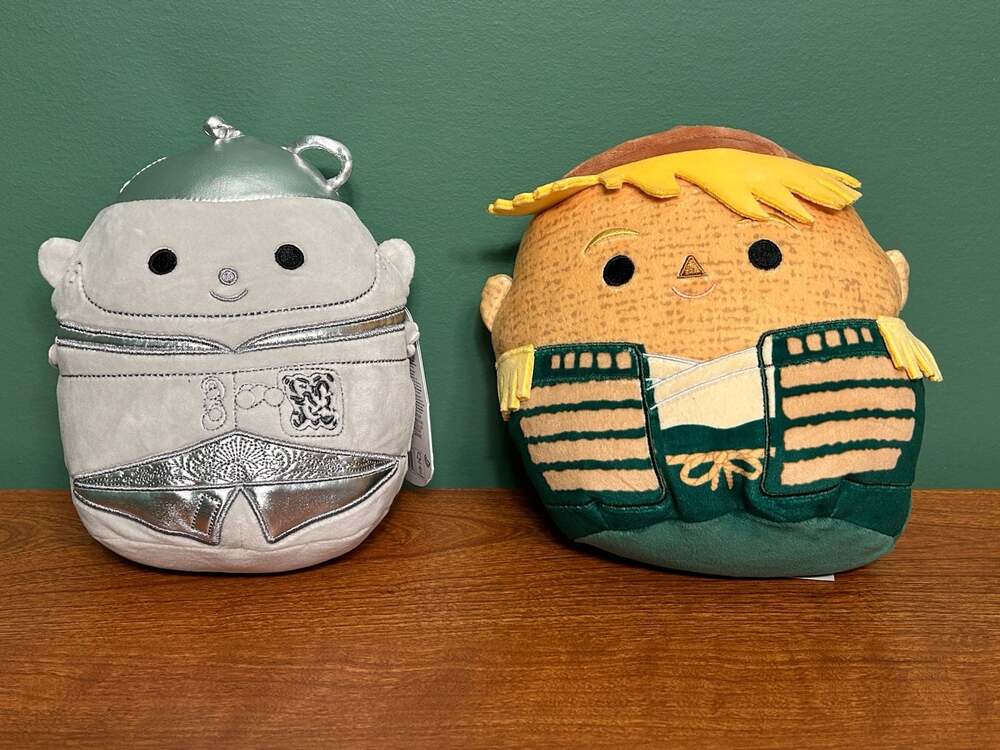 7.5” Squishmallows Wicked Movie Set of 4 Plush: Elphaba Glinda Scarecrow Tin Man - Picture 5 of 7